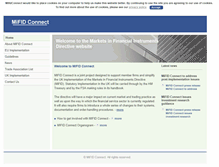 Tablet Screenshot of mifidconnect.com